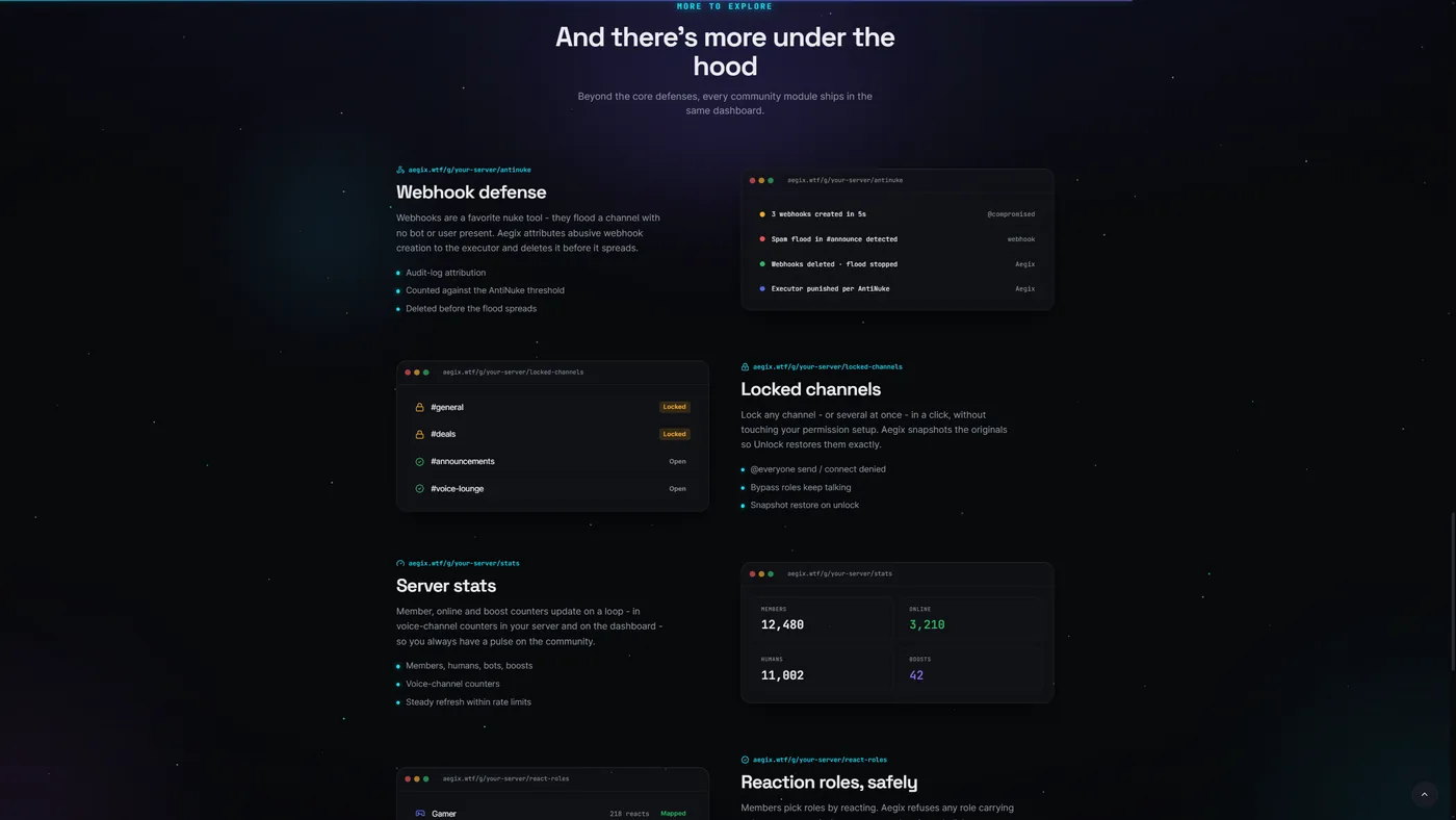 Aegix screenshot 1