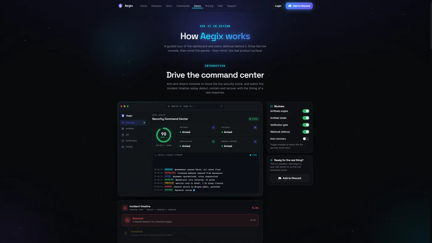 Aegix screenshot 3